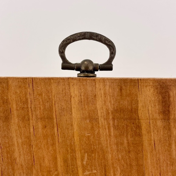 Vintage, Wood Lacquered Wall Plaques, by Hummel, Set of Two - Picture 3 of 7